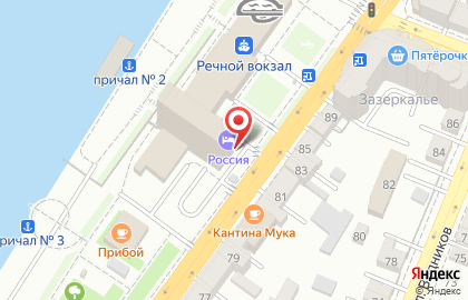 Гостиница Россия в Самаре на карте