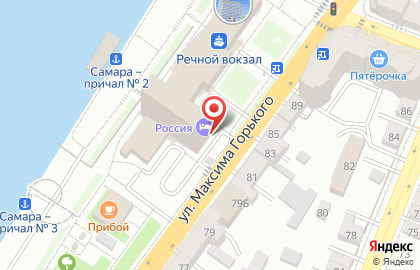 Банкомат МосОблБанк на улице Максима Горького на карте