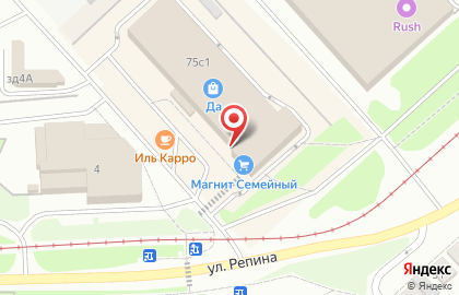 Супермаркет цифровой и бытовой техники DNS в Ленинском районе на карте