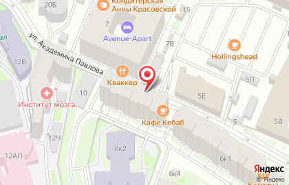 Мебельный магазин Anni Haus на улице Академика Павлова на карте
