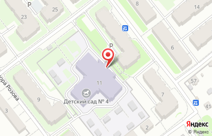 Детский сад №4 в Костроме на карте