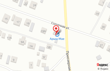 Продуктовый магазин Май на Солнечной улице на карте