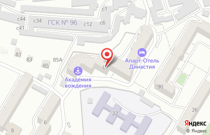 Автошкола Академия Вождения в Октябрьском районе на карте