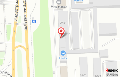 Магазин автозапчастей Emex.ru на Индустриальной улице на карте