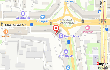 Многофункциональный Визовый Центр на улице Пожарского на карте