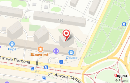 Ремонтная мастерская Домсервис на улице Антона Петрова на карте