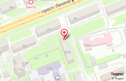 Мастерская по изготовлению памятников на проспекте Ленина на карте