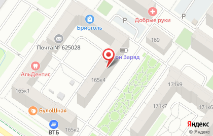 Продуктовый магазин в Тюмени на карте