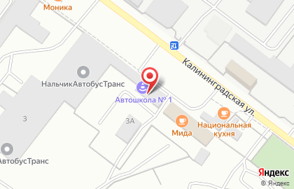 Магазин автозапчастей для грузовых автомобилей АвтоДизель-Юг на Калининградской улице на карте