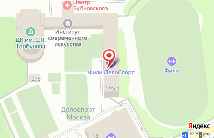 Детская футбольная школа Рабона на Новозаводской улице на карте