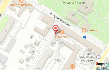 Магазин Военторг №1 на Комсомольской на карте