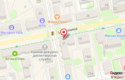 Салон мобильной связи и электроники Связной на улице Ленина на карте