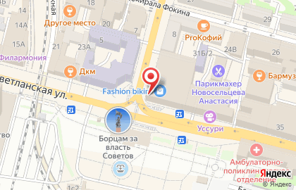 Магазин женской одежды Вещь на Светланской улице на карте