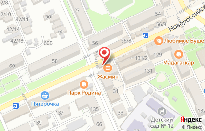 Хлебная лавка на ​Новороссийской на карте