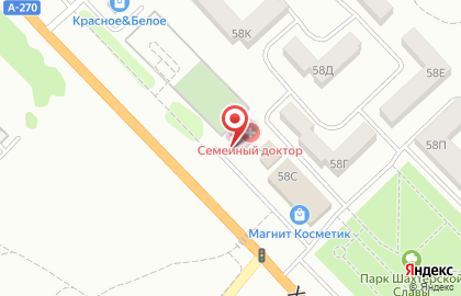 Медицинский центр Семейный доктор в Ростове-на-Дону на карте