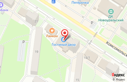 Торговый центр Гостиный двор, торговый центр на Комсомольской на карте