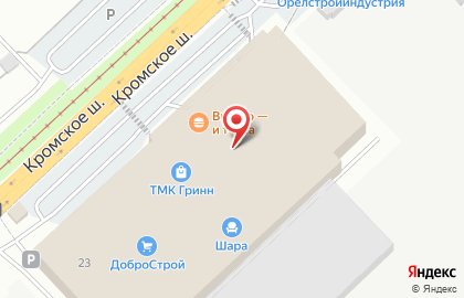 Мебельный магазин Мебель Черноземья на Кромском шоссе на карте