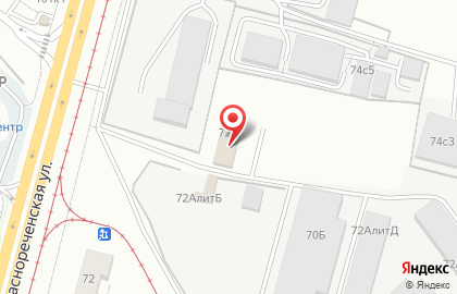Автосервис Яшма в Индустриальном районе на карте