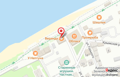 Кафе-пиццерия Веранда на улице Гагарина на карте