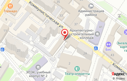 Стоматология Классик-Дент на Коммунистической улице на карте