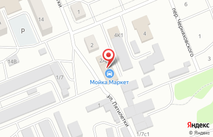 Автомойка на шестом на карте