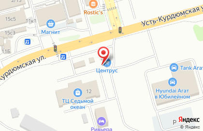 Компания Центрус на Усть-Курдюмской улице на карте
