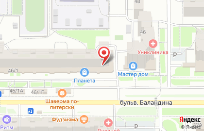 Кондитерский магазин Яшкино на Транспортной улице на карте