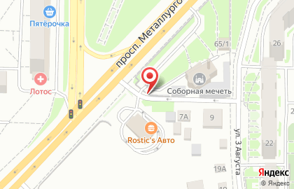 Почтовое отделение №5 в Советском районе на карте