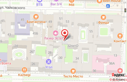 Центр Фунготерапии Ирины Филипповой на улице Чайковского на карте