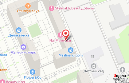 Студия маникюра NailMaker Bar Котельники на карте