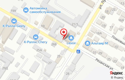 NLE на улице Луначарского на карте