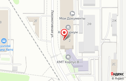 Служба заказа легкового транспорта Форсаж на Локомотивной улице на карте