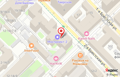 Моспроект-2 им. Посохина М.в. гуп Управление по Проектированию Общественных Зданий и Сооружений на карте