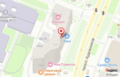 Клининговая компания Бриллиант-групп на проспекте Художников на карте