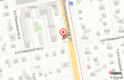 Автостоянка в Саратове на карте