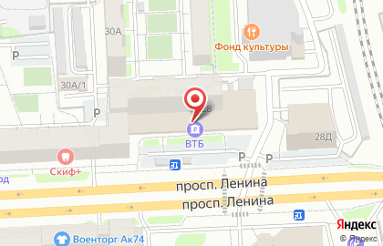 Банк ВТБ 24 в Центральном районе на карте