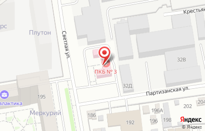 Больница Государственная Новосибирская клиническая психиатрическая больница №3 в Новосибирске на карте