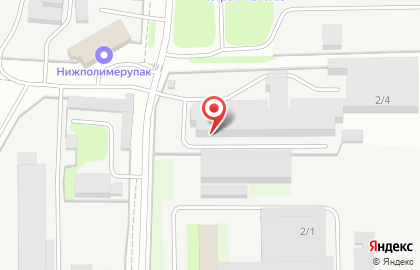 Производственная компания Нижполимерупак на улице Лермонтова на карте