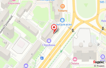 ТЦ Уют в Октябрьском округе на карте