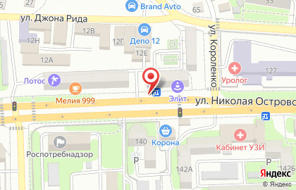 Продуктовый магазин в Астрахани на карте