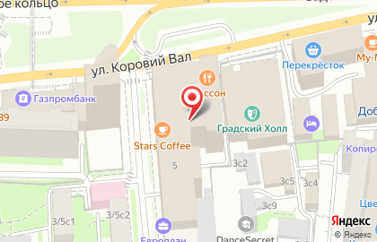 Ассоциация Независимых юристов на улице Коровий Вал на карте