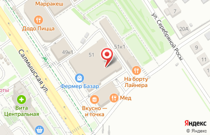 Магазин бытовой химии и хозяйственных товаров Скарлетт на Салмышской улице на карте