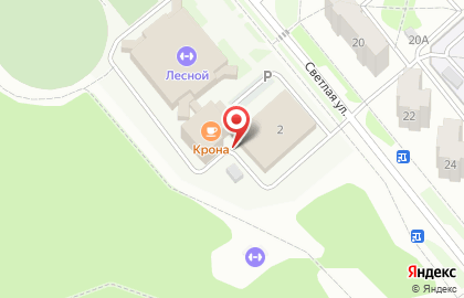 Гостиница ФОК Лесной на карте