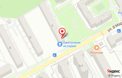 Служба доставки цветов Flor2U.ru в Красноперекопском районе на карте