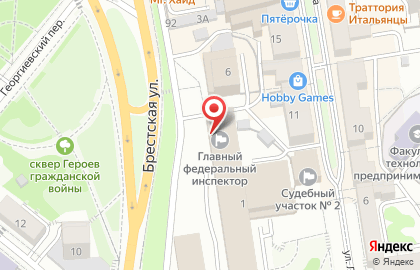 Производственная компания Союз в Советском районе на карте