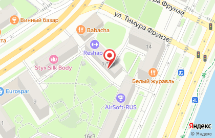 Участковый пункт полиции район Хамовники на Комсомольском проспекте, 7 стр 1 на карте