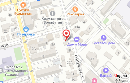 Продуктовый магазин в Краснодаре на карте