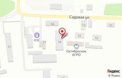 Октябрьское агрообъединение на карте