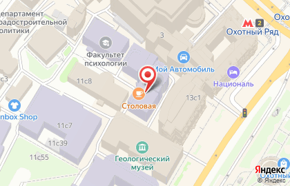 Кафе в Москве на карте