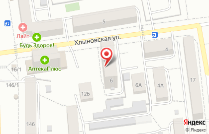 Магазин Бумага в Кирове на карте